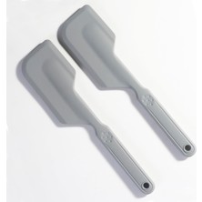 Jingyikeji Adet Silikon Spatula, Isıya Dayanıklı, Yapışmaz Tencere Için, Mutfak Pişirme, Pişirme ve Karıştırma Için, Bulaşık Makinesinde Yıkanabilir Silikon Spatula (Gri) (Yurt Dışından)