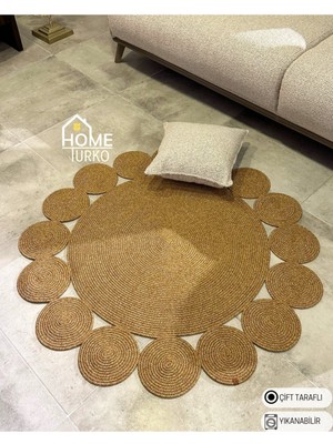 Home Turko Yıkanabillir, Çift Taraflı, Papatya Desenli, Bohem Tarzı Hasır / Jüt, Kilim, Halı. Modern, Ev Eşyası