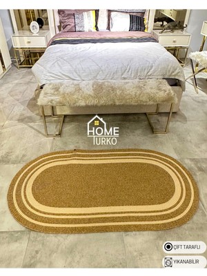 Home Turko Moderin, Hasır, Jüt Desenli, Naturel, Jüt Dekoratif, Kilim, Salon,mutfak Halısı Hediyelik, Ev Eşyası