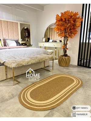 Home Turko Moderin, Hasır, Jüt Desenli, Naturel, Jüt Dekoratif, Kilim, Salon,mutfak Halısı Hediyelik, Ev Eşyası