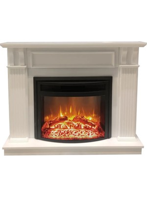 Dlc Çizgi Sütunlu Elektrikli Şömine 2613L