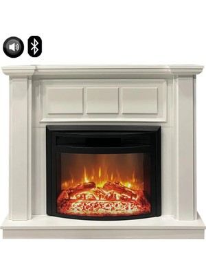 Dlc Hitit Desen Ses Efektli Bluetooth'lu Elektrikli Şömine 2613L