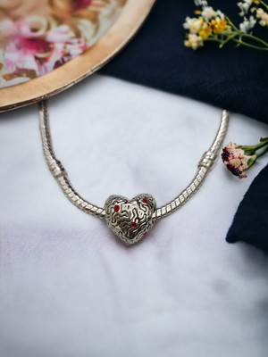 Stone Family Çelik Bileklik Uyumlu, Line Art People Charm