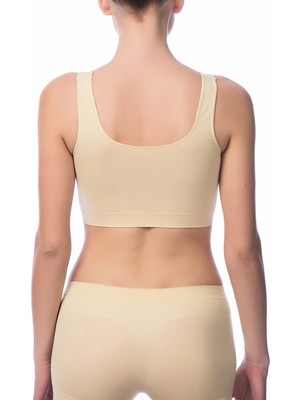 NBB 6 Adet, Desteksiz, Likralı, Balensiz, Kalın Askılı, Seamless (Dikişsiz) Kadın Büstiyer Sütyen