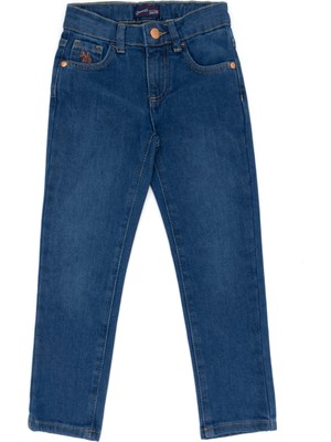 U.S. Polo Assn. Kız Çocuk Mavi Jean 50275525-DN0022