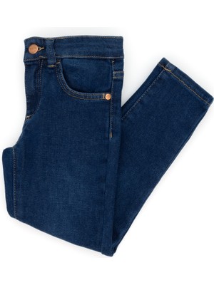 U.S. Polo Assn. Kız Çocuk Koyu Mavi Jean 50275505-DN0023