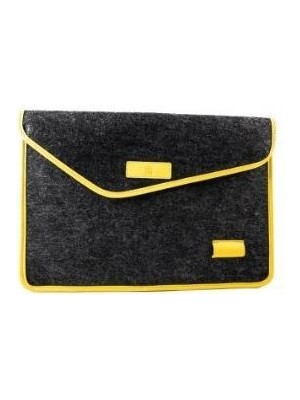 Minbag Aba Laptop Kılıfı 15 Inç Gri Sarı