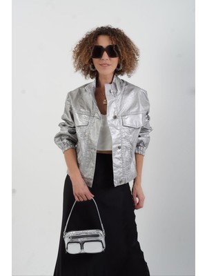 Zelish My Sister Gümüş  Mont