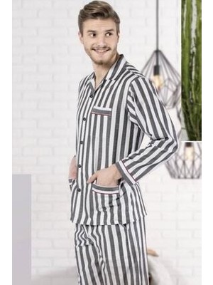 Kly Boy Çizgili Poplin Kumaş Pijama Takımı