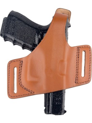 Polis Sepeti Cz 75B Deri  Kılıfı Yarım Kelebek Taba