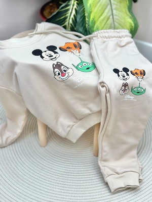 Baby Mini Elf Disney 100. Yıl Özel Seri Krem Rengi Erkek Takım