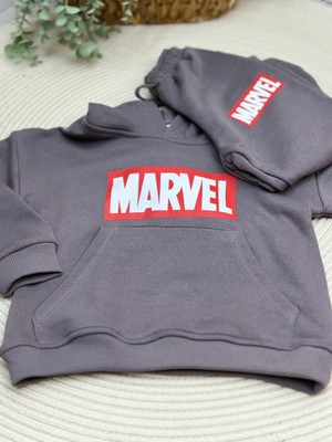 Baby Mini Elf Marvel Karakter Mini All Baskılı Kapişonlu Takım