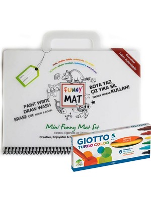 Akademi Çocuk - - Mini Set ( Travel Set) Gietto 6 Lı Kalem Hediyeli