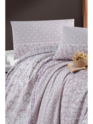 Mulberry Hazal Tek Kişilik Nevresim Takımı Çarşafı Lastikli 160X220