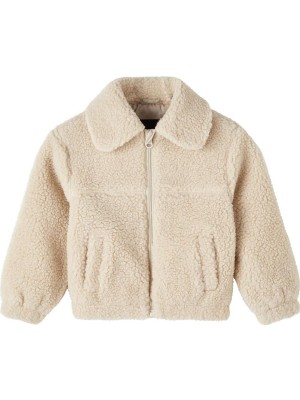 Name It Krem Kız Bebek Mont Nmfmakoa Teddy Jacket Pb