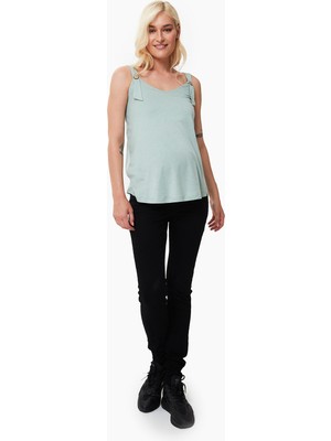 Style The Bump Emery Düğme Detaylı Atlet