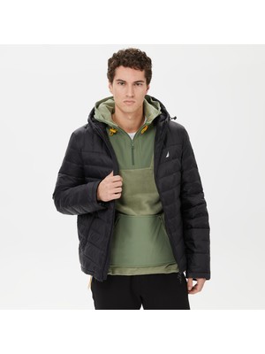 Nautica Erkek Siyah Standart Fıt Mont J37532T.0TB