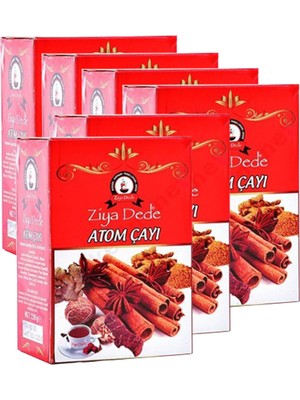 Ziya Dede 6 Kutu Atom Çayı Doğal ve Katkısız İçeriklerle Zenginleştirilmiş Kış Çayı