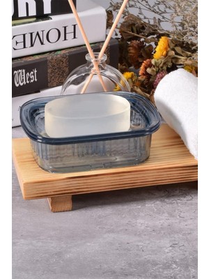 Alyones Retro Ahşap Sabunluk Standı - Rustik Çiftlik Evi Teşhir Standı (Çam Ağacı - Retro Renk)
