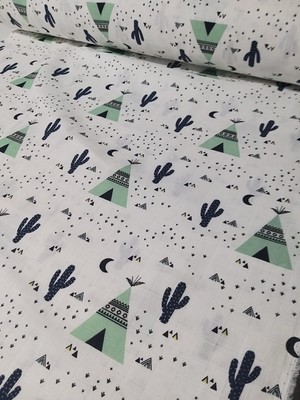 Baby Meva Çok Amaçlı Müslin Örtü 01-Kızıl Dereli  Çadırı 100x100 cm