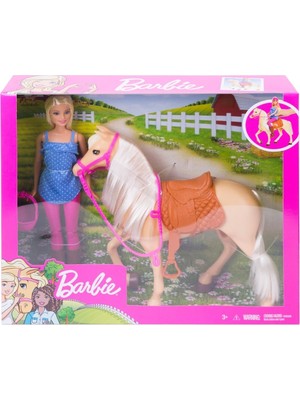 Barbie FXH13 Barbie ve Güzel Atı Oyun Seti