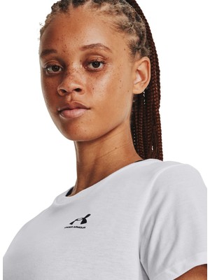 Under Armour Kadın UA Sportstyle Left Chest Kısa Kollu 1379399-100