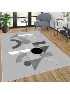 Rovigo Home Dijital Baskı Yıkanabilir Kaymaz Taban Salon Halısı Rvg0029-Sd927