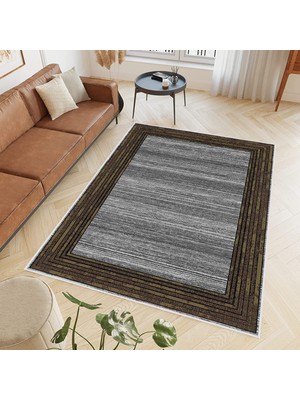 Rovigo Home Dijital Baskı Yıkanabilir Kaymaz Taban Salon Halısı Rvg0508