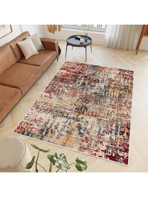 Rovigo Home Dijital Baskı Yıkanabilir Kaymaz Taban Salon Halısı Rvg0615