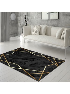 Rovigo Home Dijital Baskı Yıkanabilir Kaymaz Taban Salon Halısı Rvg0286-Ht1098