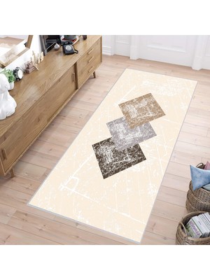 Rovigo Home Dijital Baskı Yıkanabilir Kaymaz Taban Salon Halısı Rvg1135