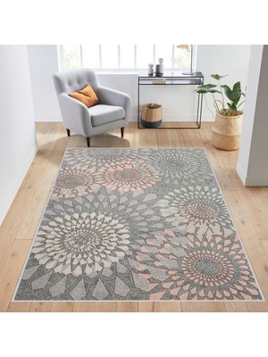 Rovigo Home Dijital Baskı Yıkanabilir Kaymaz Taban Salon Halısı Rvg1460