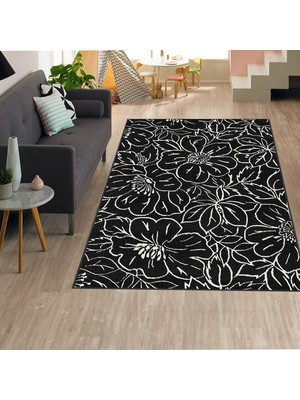 Rovigo Home Dijital Baskı Yıkanabilir Kaymaz Taban Salon Halısı Rvg1320