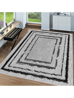 Rovigo Home Dijital Baskı Yıkanabilir Kaymaz Taban Salon Halısı Rvg1584-Hy1303