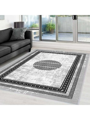 Rovigo Home Dijital Baskı Yıkanabilir Kaymaz Taban Salon Halısı Rvg0040-Sd1081