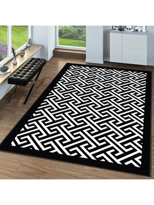 Rovigo Home Dijital Baskı Yıkanabilir Kaymaz Taban Salon Halısı Rvg1629