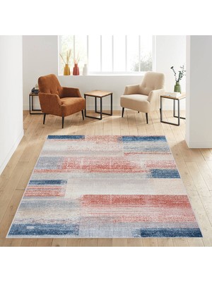 Rovigo Home Dijital Baskı Yıkanabilir Kaymaz Taban Salon Halısı Rvg0591