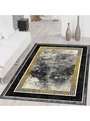 Rovigo Home Dijital Baskı Yıkanabilir Kaymaz Taban Salon Halısı Rvg0328-Ht1110