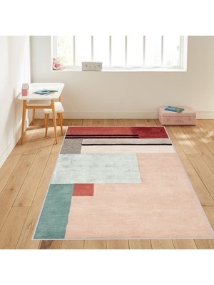 Rovigo Home Dijital Baskı Yıkanabilir Kaymaz Taban Salon Halısı Rvg1094