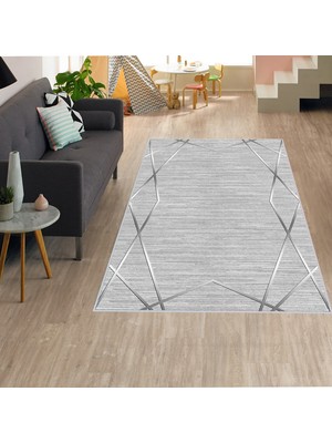 Rovigo Home Dijital Baskı Yıkanabilir Kaymaz Taban Salon Halısı Rvg1293
