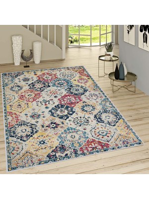 Rovigo Home Dijital Baskı Yıkanabilir Kaymaz Taban Salon Halısı Rvg1465