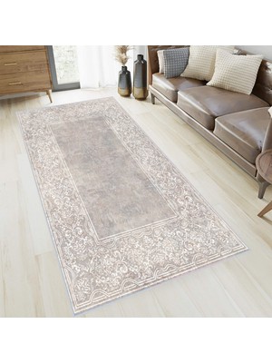 Rovigo Home Dijital Baskı Yıkanabilir Kaymaz Taban Salon Halısı Rvg1384-Ht372