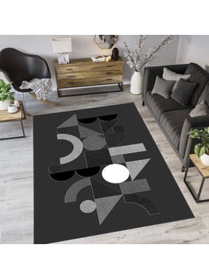 Rovigo Home Dijital Baskı Yıkanabilir Kaymaz Taban Salon Halısı Rvg0067-Sd928