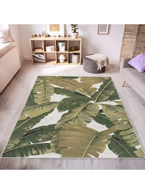 Rovigo Home Dijital Baskı Yıkanabilir Kaymaz Taban Salon Halısı Rvg0529
