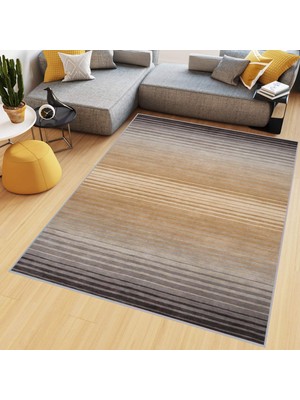Rovigo Home Dijital Baskı Yıkanabilir Kaymaz Taban Salon Halısı Rvg0497