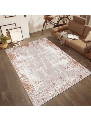 Rovigo Home Dijital Baskı Yıkanabilir Kaymaz Taban Salon Halısı Rvg0543