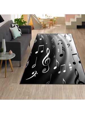 Rovigo Home Dijital Baskı Yıkanabilir Kaymaz Taban Salon Halısı Rvg1304