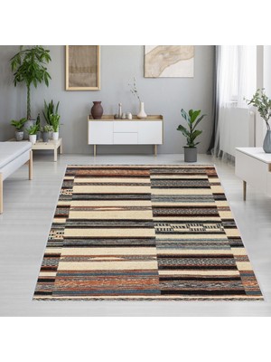 Rovigo Home Dijital Baskı Yıkanabilir Kaymaz Taban Salon Halısı Rvg1246