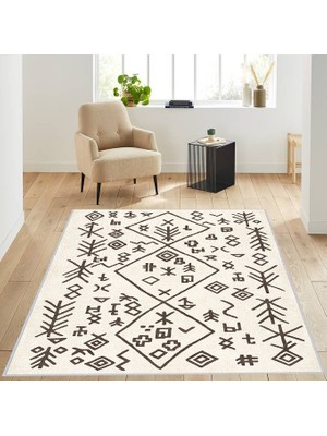 Rovigo Home Dijital Baskı Yıkanabilir Kaymaz Taban Salon Halısı Rvg1321