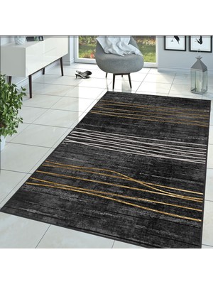 Rovigo Home Dijital Baskı Yıkanabilir Kaymaz Taban Salon Halısı Rvg1392-Ht702